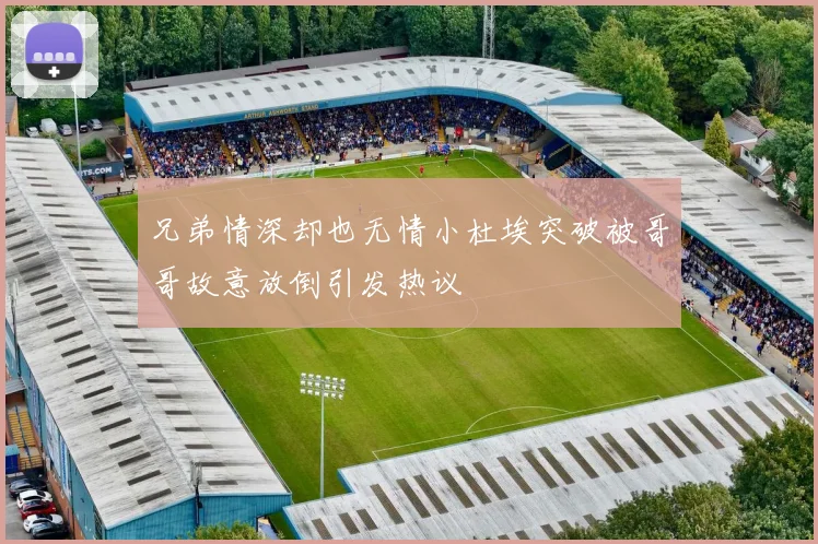 兄弟情深却也无情小杜埃突破被哥哥故意放倒引发热议